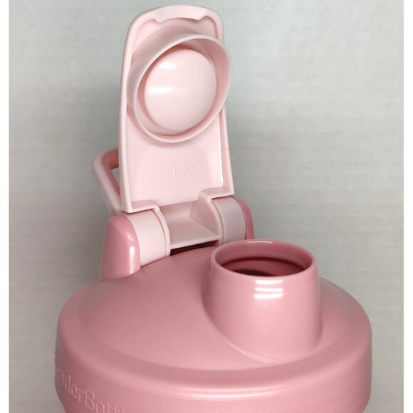 Pink Blender Bottle 22 oz Shaker, 2 Prostak Powder Jars and Supplement Storage - Picture 4 of 7